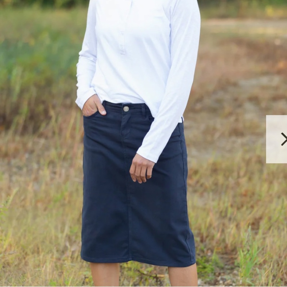 Inherit Co Remi Navy Skirt